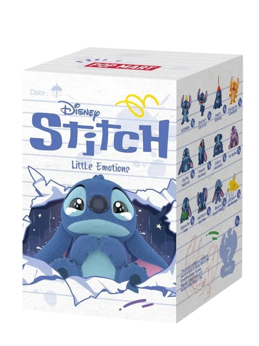 Pop Mart Disney Stitch Little
Emotions Series Blind Box